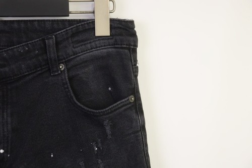 Dsquared2 Black Denim Cotton Dark Wash 5-Pocket Distressed Skinny Leg Jeans 31 - Bild 6 von 17