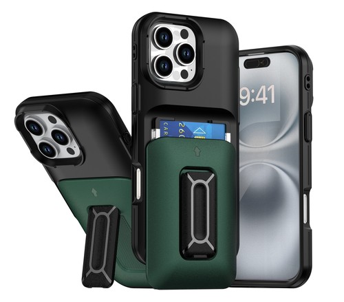 New For iPhone 14/14Pro/14 Pro Max shockproof Case Bracket with Card clamp Cover - 第 3/27 張圖片