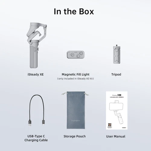 Hohem iSteady XE 3-Achsen Gimbal Stabilisator für Smartphones Handys iPhone 14 13 12 - Bild 7 von 13