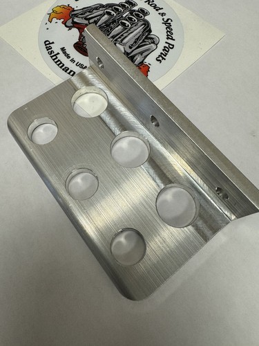 Bisel de panel de calibre debajo del tablero de aluminio crudo para 3 luces e interruptores de palanca - Imagen 3 de 7