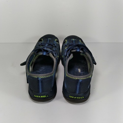 Merrell Hydro Kids Size 4 Navy Blue MY53375 Waterproof Hiking Sandals - Picture 5 of 7