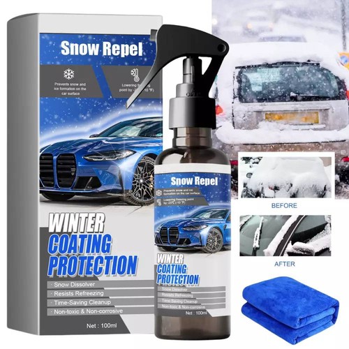 Car Windshield Snow Melting Coating Spray,Deicer Spray for Car Windshield 100ML✔ - Picture 11 of 11