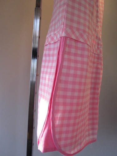 Nos DeadStock Gingham 60s Mod Romper Jumper PlaySuit Dress Rockabilly Vintage 14 - Picture 3 of 11