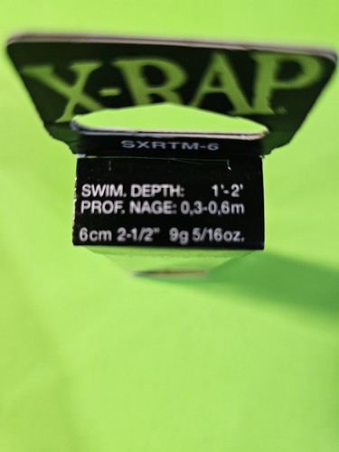 Rapala X-Rap Twitchin Mullet 2-1/2" Purple Chartreuse [SXRTM06PRCH] - Imagen 2 de 3