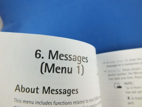 Original Nokia 6150 Get Started Info Overview quick User guide English Manual - 第 7/10 張圖片