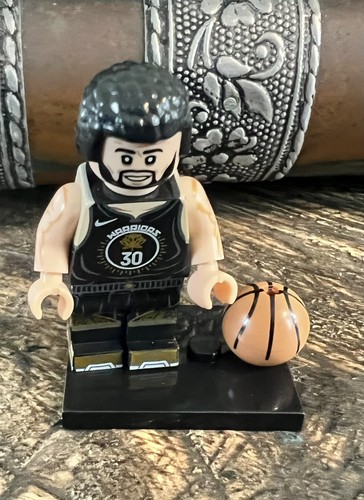 Steph Curry #30 Golden State Warriors CUSTOM MINIFIG MINI FIGURE - Picture 1 of 4