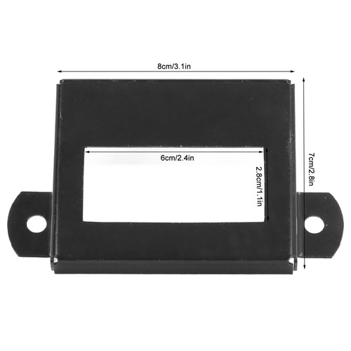 ˘Black Front Sensor Protector Cover Anti Theft Steel Rustproof For CR‑V - Picture 9 of 12