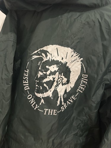 Diesel Windbreaker Jacke Size XL Retro Vintage Track JACKET 🌧 Regenjacke - Picture 4 of 8