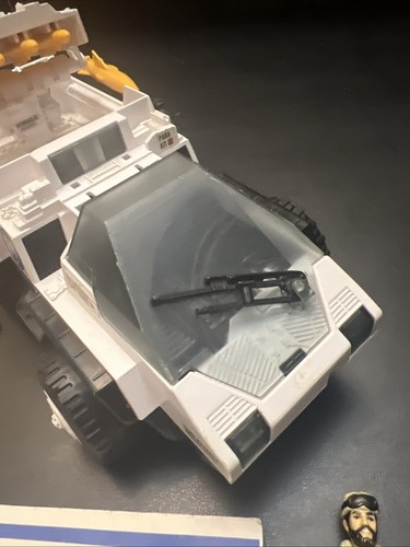 Gi Joe 3.75 gatto delle nevi con Frostbite 1985 veicolo completo con istruzioni - Foto 6 di 10