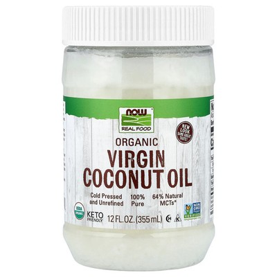 Real Food, Organic Virgin Coconut Oil, 12 fl oz (355 ml)