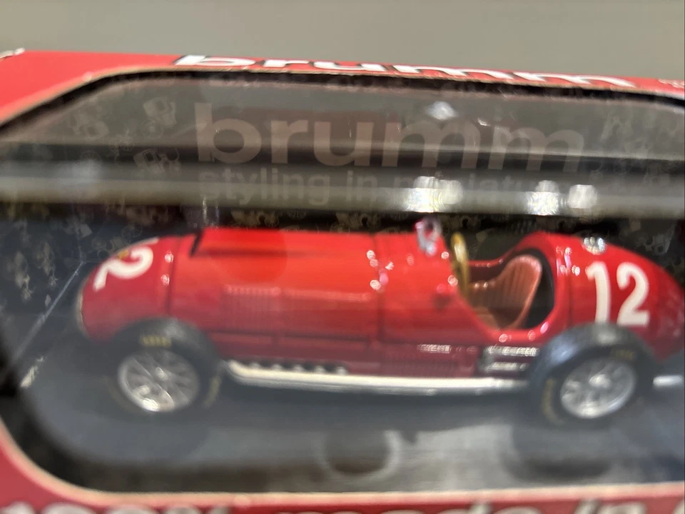 1:43 BRUMM Ferrari 375 Gp Inghilterra 1951 1^Gonzalez 1a Vittoria Ferrari R191B - Immagine 2 di 4