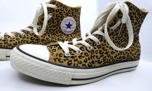 Converse Chuck Taylor All Star Hi Leopard 163777C Sneakers Sz (M 8.5) / (W 10.5) - Picture 3 of 19