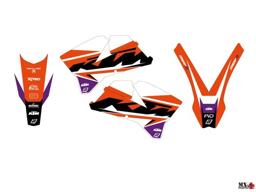 KIT ADESIVI DREAM 5 KTM SXF 250 2005-2006 BLACKBIRD 2526AB - Foto 2 di 2