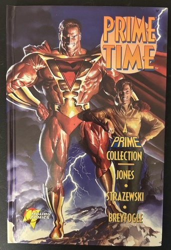 MALIBU COMICS PRIME TIME H/C SIGNED AND NUMBERED BY JONES STRAZEWSKI BREYFOGLE