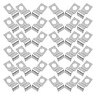  100 Stück einseitige Rohrschellen-Clips vom Typ P aus Eisen, langlebig, ideal