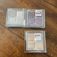 Almay Eyeshadow Quad Lot Of 3; 130,200,220 Shadow Squad New Sealed