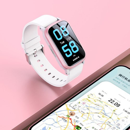 Armbanduhr GPS 4G Wifi Video Waterproof FA58 Silber - Bild 7 von 9