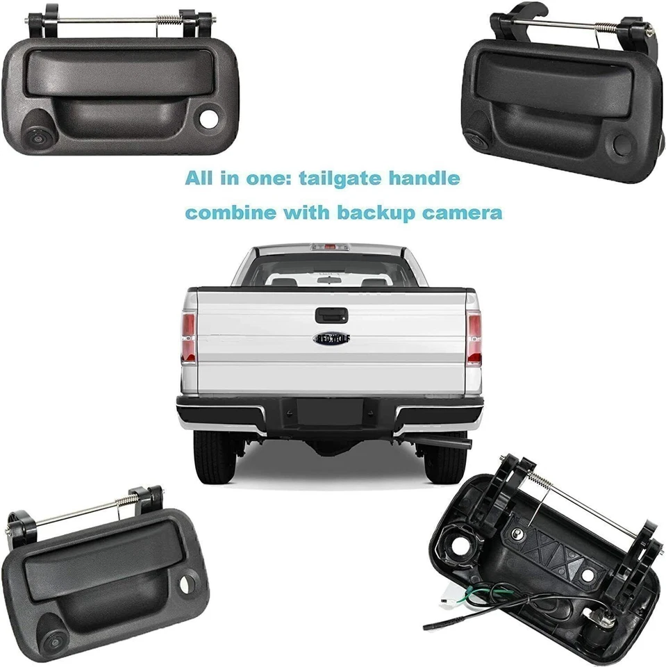 Tailgate Handle Rear View Backup Camera For 2004-2014 Ford F150 F250 F350 F450 - Image 4 of 4