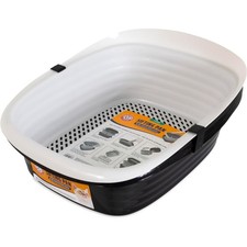 Large Sifting Cat Litter Box with Microban Odor Control Eco-Friendly Easy Clean