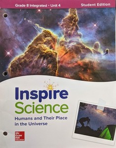 Inspire Science: Integrated G8 Write-In Student Edition Unit 4 by McGraw Hill (2019, Trade Paperback)