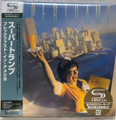 Supertramp - Breakfast in America Japan SHM CD UICY-93612 Paper Sleeve OBI NEU
