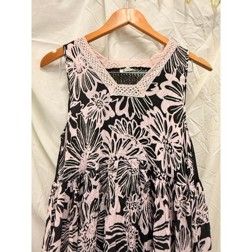 Free People Tiers For You Maxi Slip Size S $128 Spring Floral Bohemian - Picture 4 of 5