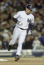 Scott Brosius New York Yankees rounds the bases after swatting a s- Old Photo