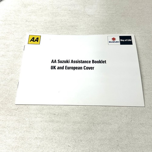 GENUINE SUZUKI SPLASH 2008-2012 OWNERS MANUAL HANDBOOK USER GUIDE & WALLET 2012 - Picture 5 of 5