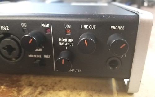 TASCAM US-2x2 2-In 2-Out Two Channel USB Audio MIDI Recording Interface. *READ⬇* - Picture 4 of 17