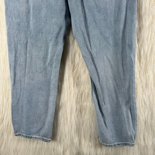 Old Navy Girls High Rise Slouchy Straight Jeans Distressed 100% Cotton Light 12 - Picture 6 of 10