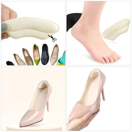 4 Pairs Anti-wear Stickers for High Heels Liners Women's Miss Convenient Pads - Imagen 8 de 12