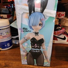 NEW RE:ZERO FURYU BICUTE BUNNIES REM FIGURE IN BOX, 12" Tall