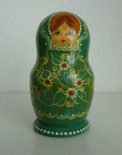 Matroschka aus Holz, 5-teilig - Bild 2 von 2