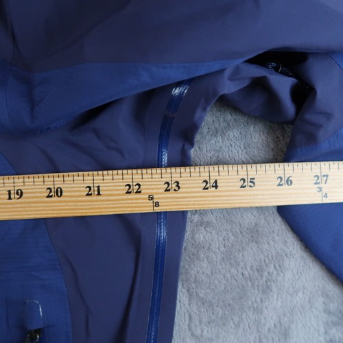 Women's LL Bean Gore-Tex Pro Shell Rain Jacket Blue Size L Large Outdoor Hiking - Picture 11 of 13