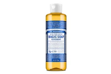 Dr Bronners Peppermint Pure Castile Liquid Soap Organic All Purpose 8 Fl Oz