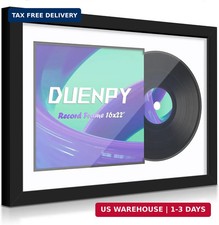 Vinyl Record Display Frame 16X22 Inches Display Record Album and 12.5X12.5 Album