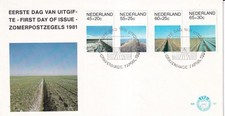 SA29a Netherlands 1981 Landscapes, FDC