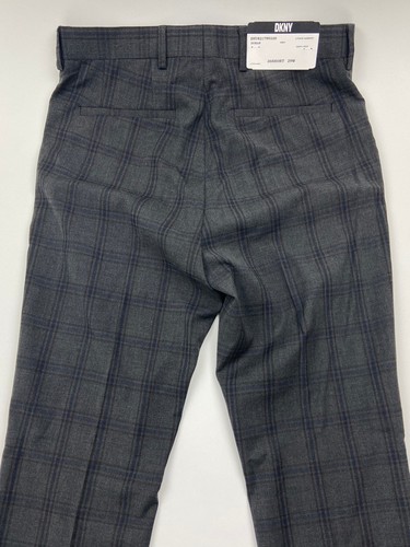 $395 BRAND NEW DKNY Mens 36S Gray Check 2 Piece Suit With Dress Pants 29x29 - Picture 8 of 9