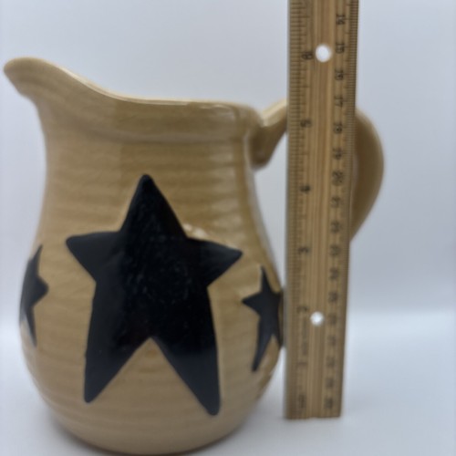 Star Pitcher Primitive Country Style Decorative Crackle Finish - Picture 8 of 9