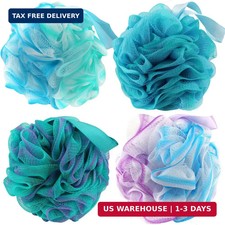 Chuya Bath Sponges Loofahs 70 Grams Large Size,4 Pack Shower Sponge Exfoliating