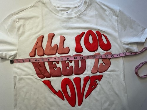 Beatles Rock Band Tee Shirt T-Shirt White Short Sleeves Womens Girls Large 10 12 - Picture 12 of 15