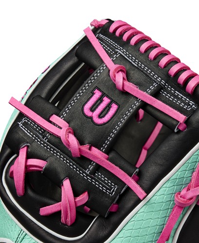 Wilson 2025 Summer A2K SuperSnakeSkin 11.5 Inch 1720SS Baseball Glove - Picture 6 of 7