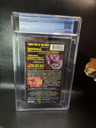 Akira: Neo-Tokyo Is About To Explode (VHS, 1994) Orion HV, CGC Graded (9.6-A+) - Picture 3 of 3