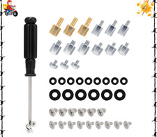 46PCS NVME M.2 SSD Mounting Screws M.2 SSD Screw Kit for Asus Gigabyte ASRock...