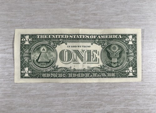 4 Digit Low Serial Number 00003702 Fancy Serial Number One Dollar Bill - 2017 - Picture 4 of 4