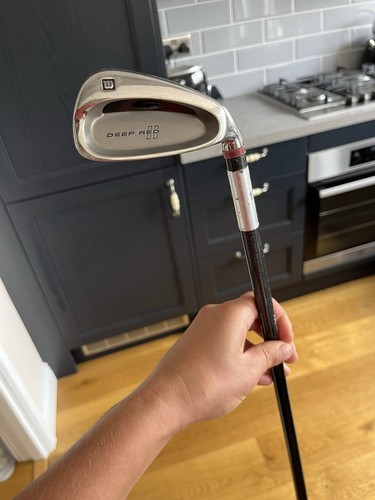 Wilson Deep Red II Distance Fat Shaft #6 Iron Graphite Tri-Ply Shaft Lite Flex - Picture 3 of 16