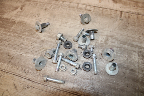 1985-86 Honda ATC250R Radiator Bracketry Hardware Fasteners