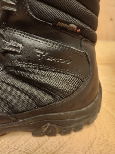 Bates Mens Tactical 8" Military Side Zip Black Leather Boots E03888 Size 11.5 - Picture 3 of 11