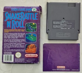 Snake Rattle n Roll f&uuml;r das NES, PAL B, NOE, mit OVP, Anleitung, Spiel