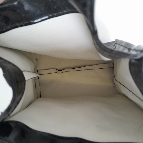 HARRODS Borsa Tote Nera Mini Donna PVC Cane Grafica Borsa Shopper - Foto 5 di 8